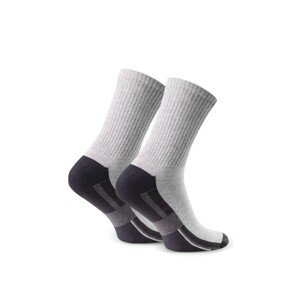 Steven Froté 047 114 světle šedé Pánské ponožky