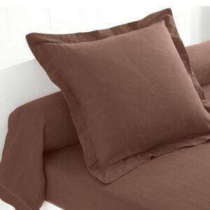 Blancheporte Jednofarebná posteľná bielizeň, flanel zn. Colombine čokoládová obliečka na vank. 50x70cm+lem