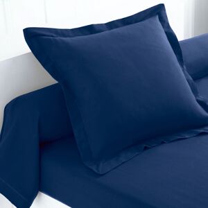 Blancheporte Jednofarebná posteľná bielizeň, flanel zn. Colombine nám.modrá obliečka na vank. 63x63cm+ lem