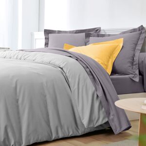 Blancheporte Jednofarebná posteľná súprava zn. Colombine z bavlny perlovosivá klasická plachta 180x290cm