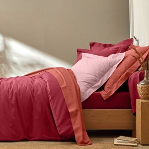 Blancheporte Jednofarebná posteľná bielizeň, bavlna rubínová napínacia plachta 160x200cm