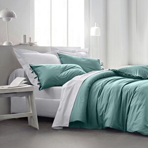 Blancheporte Jednofarebná posteľná bielizeň perkál, zn. Colombine eukalyptová obliečka na vank. 63x63cm+ lem