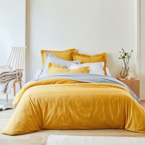 Blancheporte Jednofarebná posteľná súprava zn. Colombine z bavlny kari napínacia plachta 140x200cm