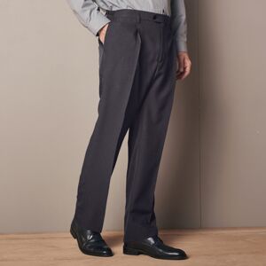 Blancheporte Nohavice s nastaviteľným pásom, polyester sivá antracitová 46