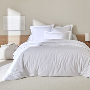 Blancheporte Jednofarebná flanelová posteľná bielizeň zn. Colombine biela napínacia plachta 90x190cm
