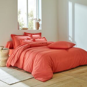 Blancheporte Jednofarebná posteľná súprava zn. Colombine z bavlny koralová 180x200cm